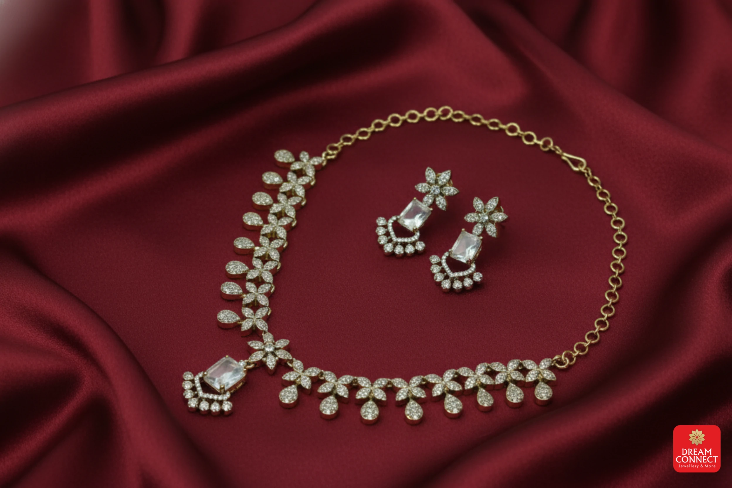 Antique American Diamond Necklace (ADNS 08)