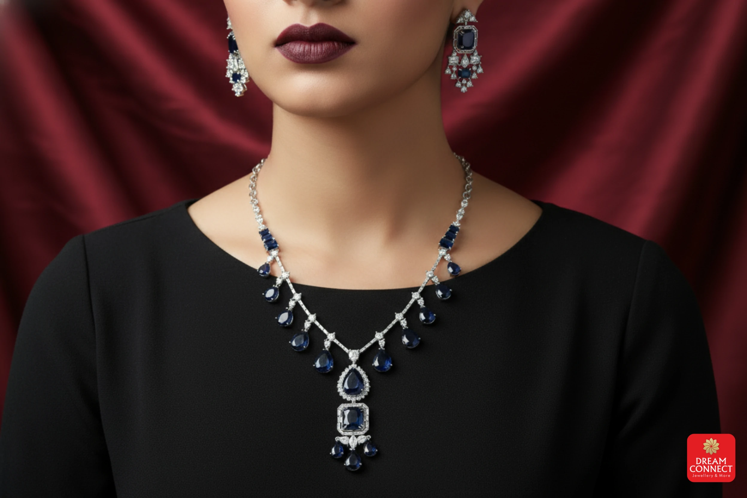 Antique American Diamond Necklace (ADNS 9.1)