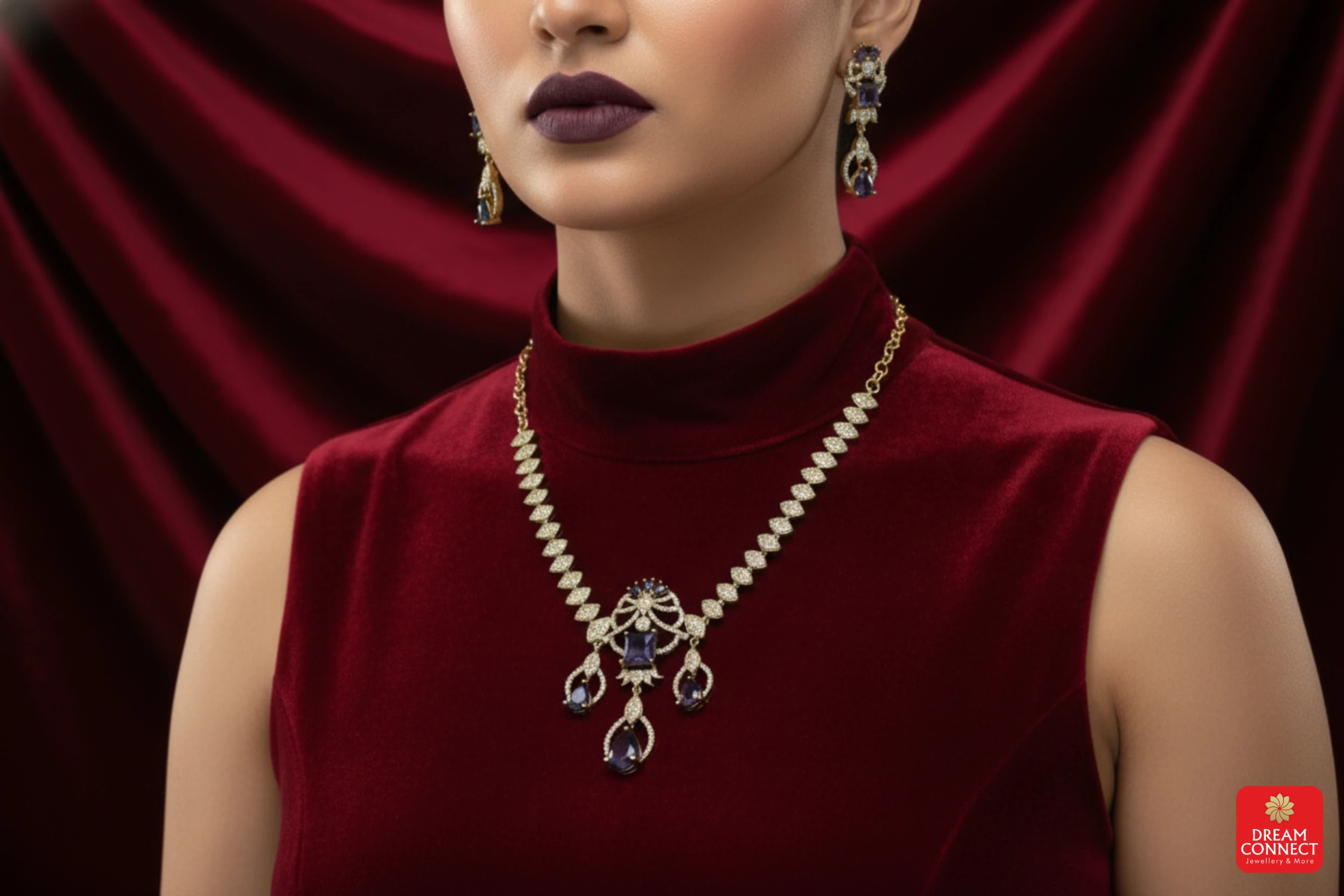 Antique American Diamond Necklace (ADNS 5.2)