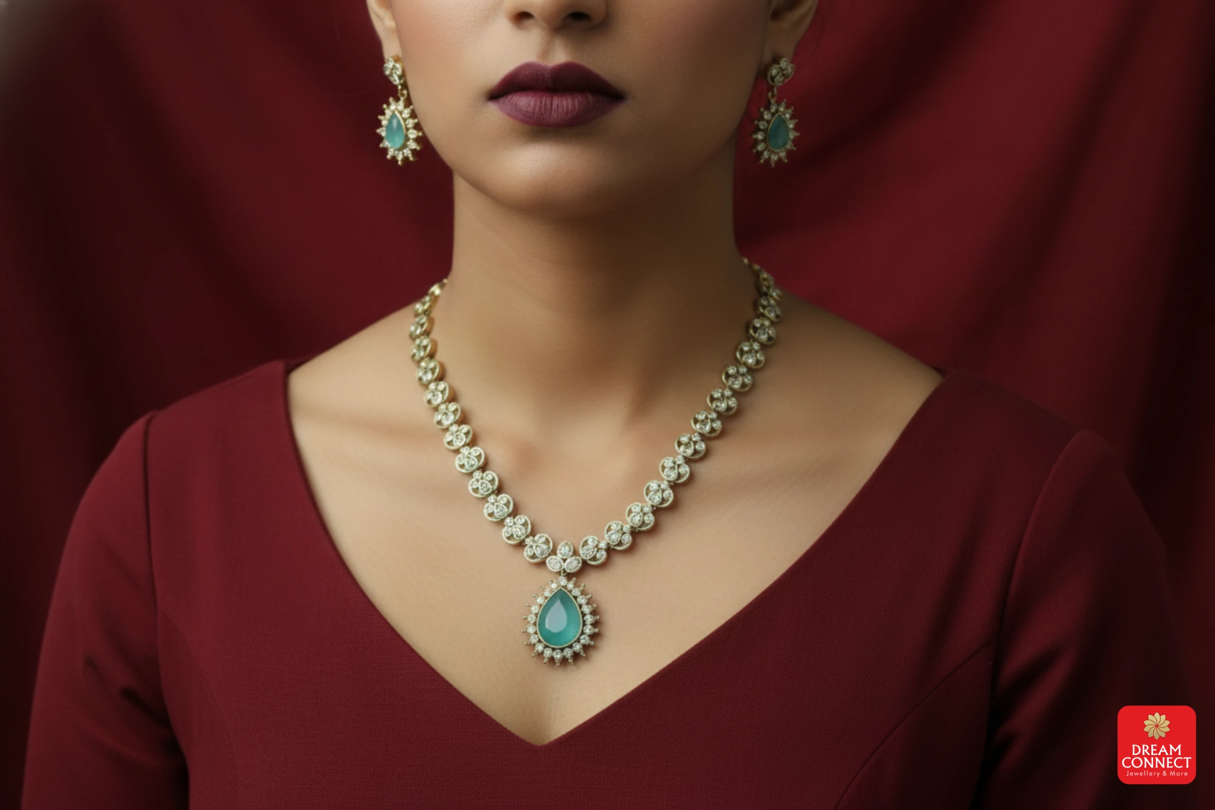 Antique American Diamond Necklace (ADNS 6.2)