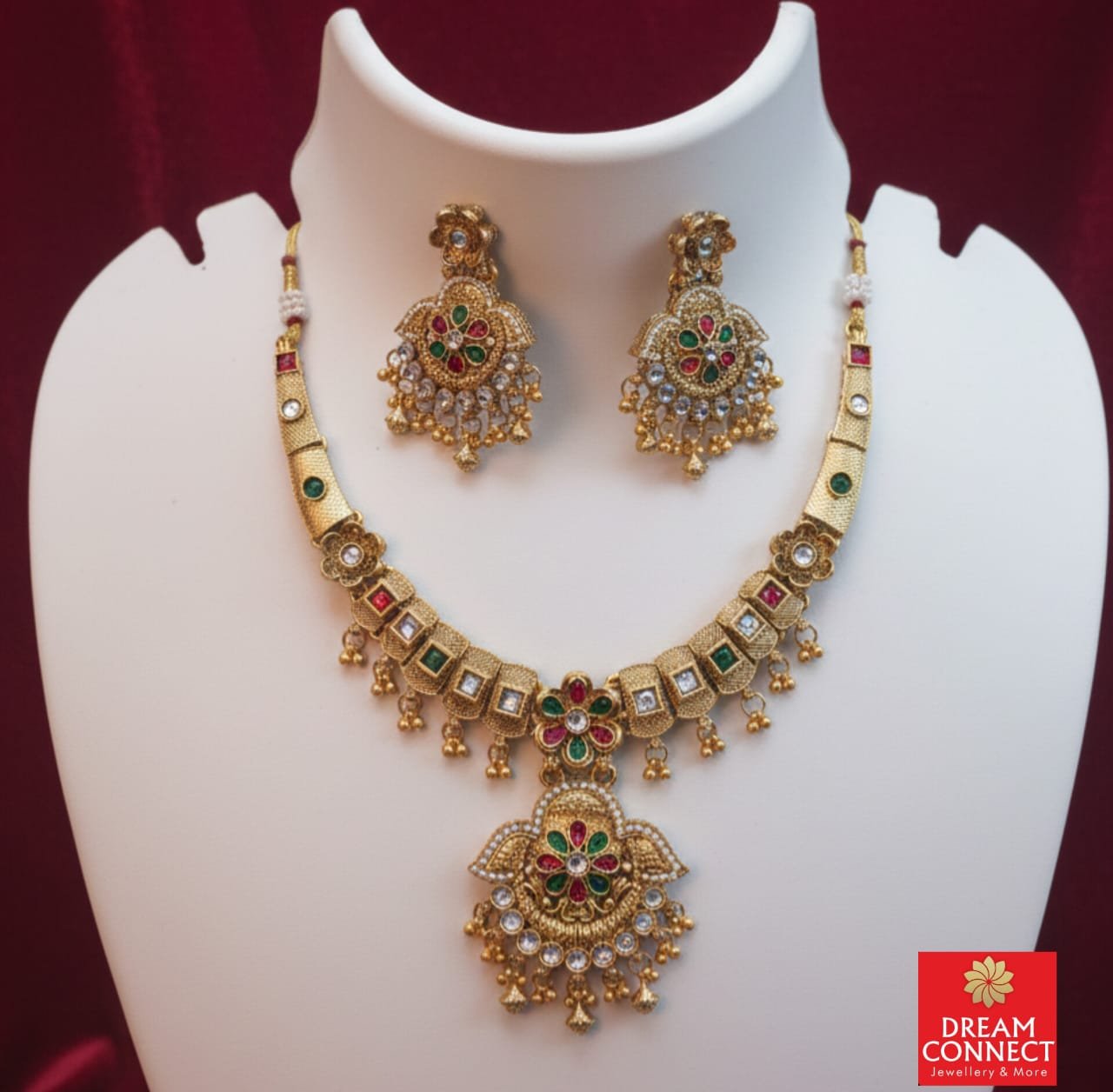 Rajwadi choker Necklace B2212ERN30CN