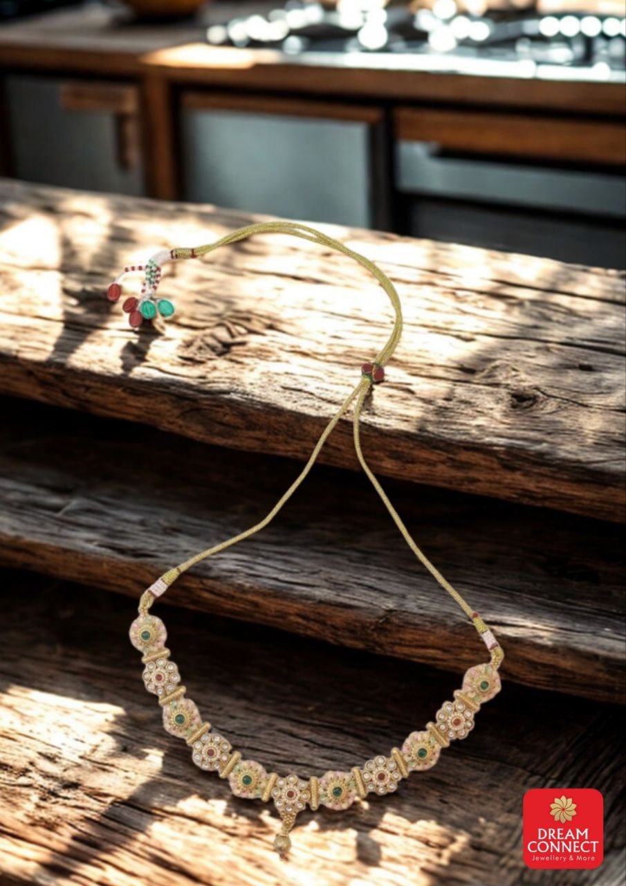 Rajwadi Choker Necklace B2212ERJN29