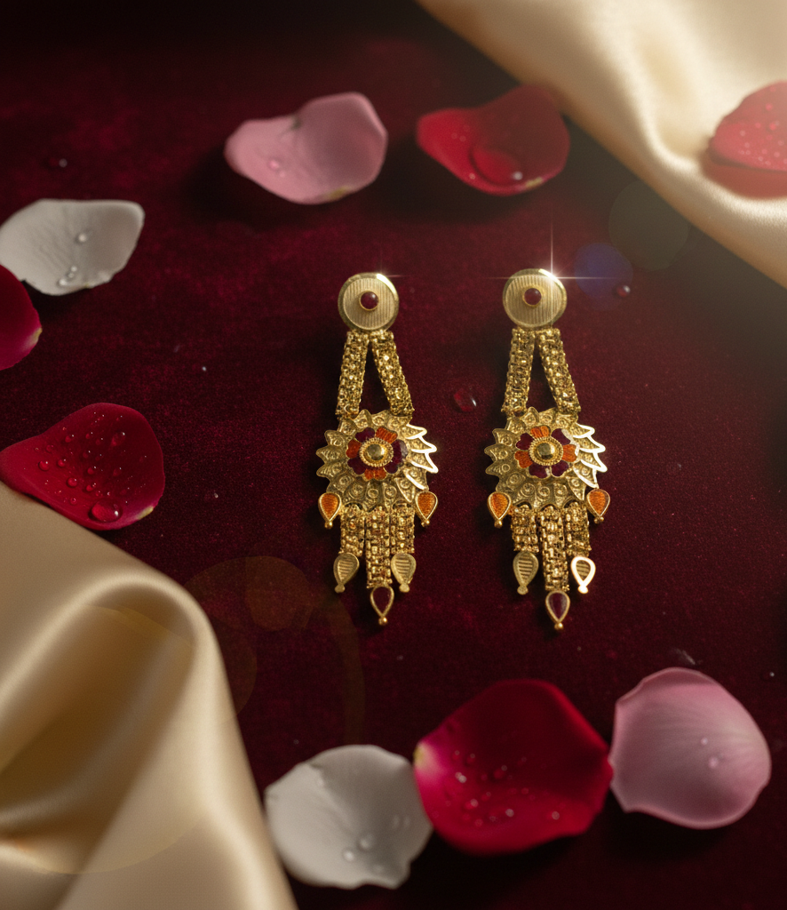 Gold Plated Necklace Set (SNS 08)