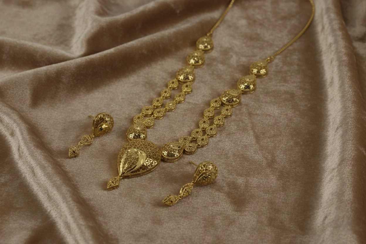 Gold Plated Necklace Set PB4 SNS1650004