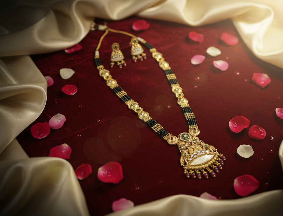 Rajwadi Long Mangalsutra (RJWD 19)